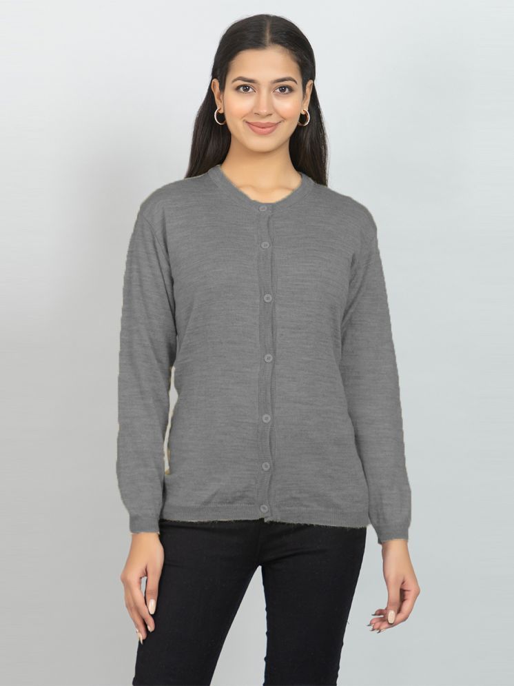     			woolkart Woollen Women's Shrugs - Grey ( )