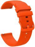 ACM Watch Strap Silicone Belt 22mm compatible with Fastrack Styler Classic Smartwatch Color Hook Band Orange