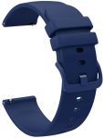 ACM Watch Strap Silicone Belt 22mm compatible with Fastrack Magnus Fx2 Smartwatch Color Hook Band Blue