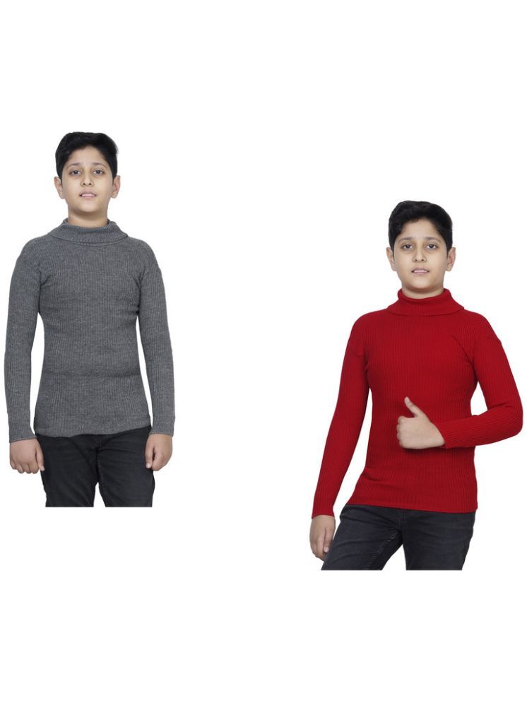     			IndiWeaves Pack of 2 Boys Woollen Blend Sweater ( Multicolor )