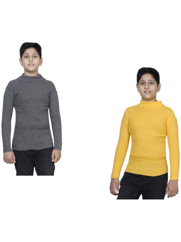     			IndiWeaves Pack of 2 Boys Woollen Blend Sweater ( Multicolor )