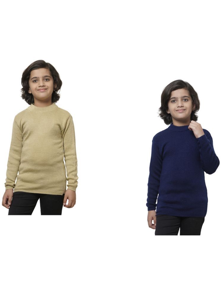     			IndiWeaves Pack of 2 Boys Woollen Blend Sweater ( Multicolor )