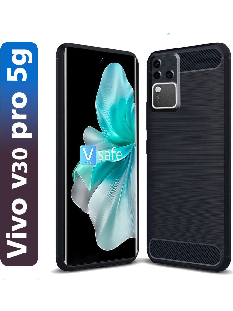     			Knotyy Plain Cases Compatible For Silicon vivo V30 Pro 5G ( Pack of 1 )