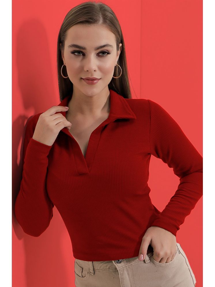     			Dream Beauty Fashion Red Polyester Women's Regular Top ( Pack of 1 )