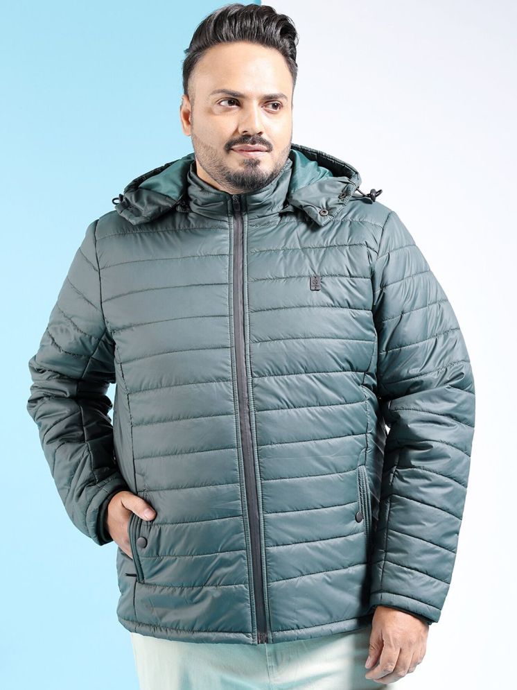     			HARDSODA Polyester Men's Puffer Jacket - Teal ( Pack of 1 )