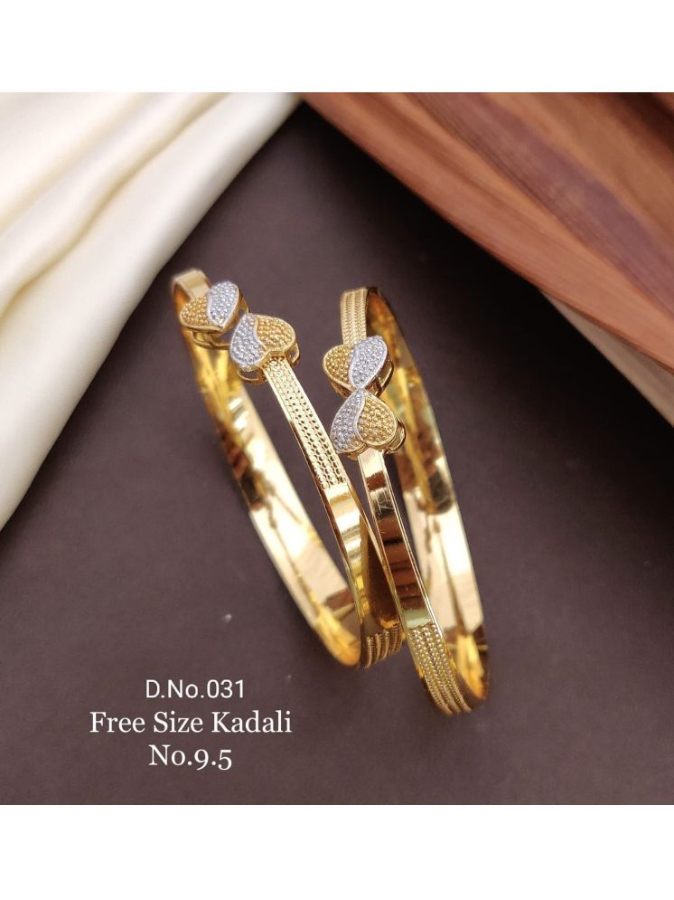     			Shivay Fashion Gold Bangle Set ( Pack of 1 )