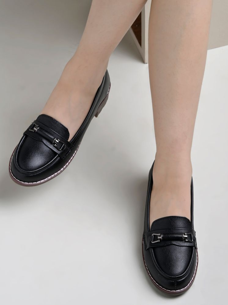     			Stylestry Black Women's Loafers