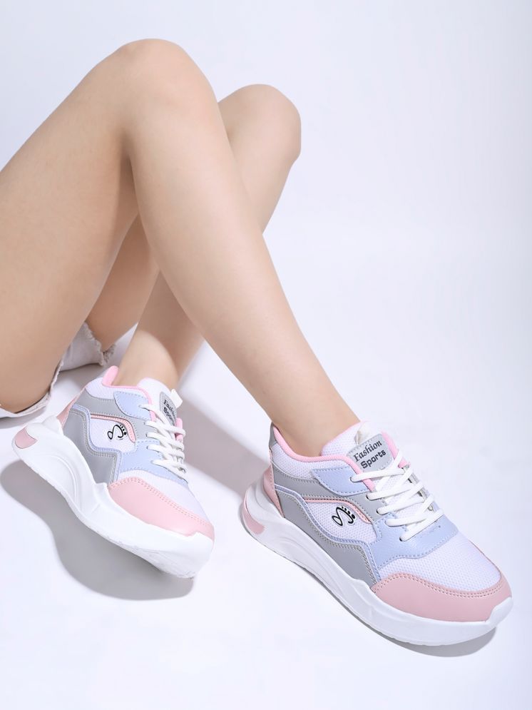     			Stylestry - Peach Women's Running Shoes