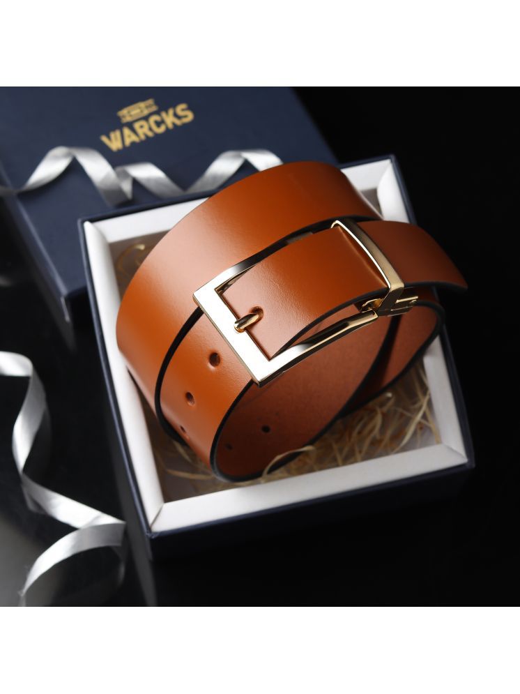     			WARCKS - Tan 100% Leather Men's Formal Belt ( Pack of 1 )