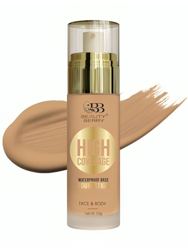     			Beauty Berry Ultra Matte Hd High Definition Liquid Full Coverage Foundation For All Skin Type, Classic Ivory, (Pack of 1)