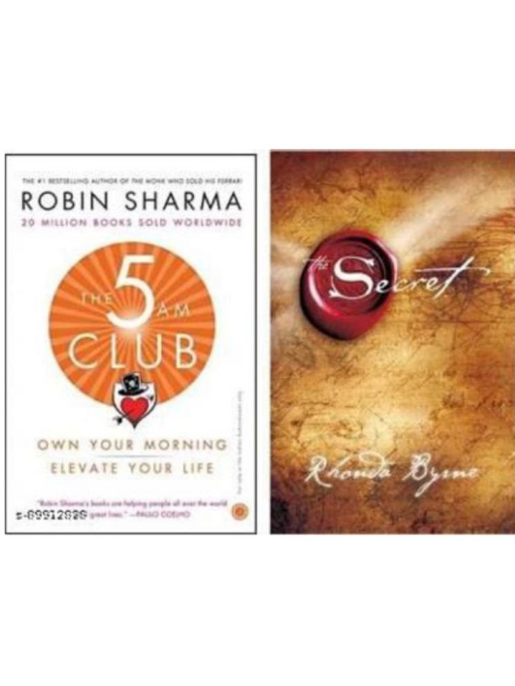     			Combo Of 2 Best Seller Books: 5AM Club + Secret (Paperback, Robin Sharma, Rhonda Byrne)