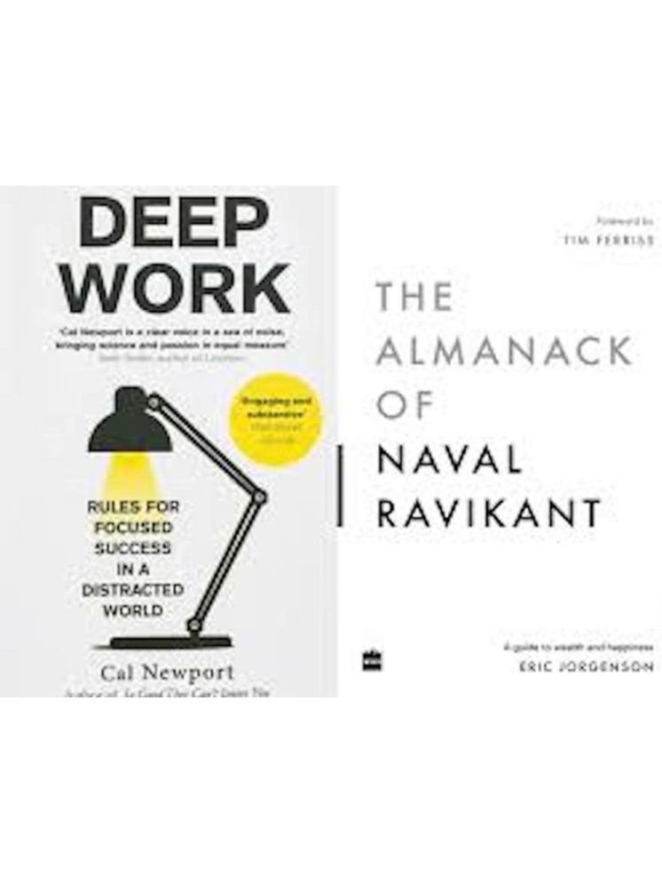     			Combo Set of 2 books (Deep Work + The Almanack Of Naval Ravikant)