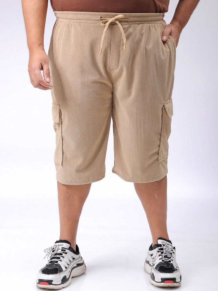     			HARDSODA Khaki Polyester Men's Cargos ( Pack of 1 )