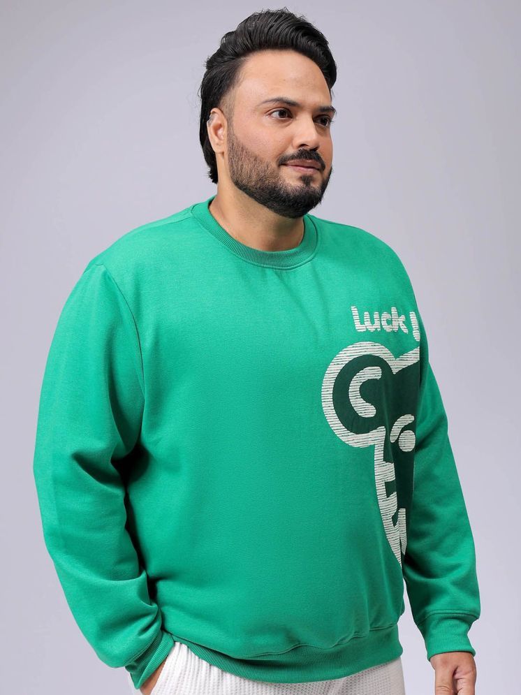     			HARDSODA Polyester Round Neck Men's Sweatshirt - Green ( Pack of 1 )