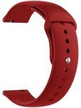 ACM Watch Strap Silicone Belt 20mm compatible with Noise Noisefit Diva 2 Smartwatch Sports Band Red