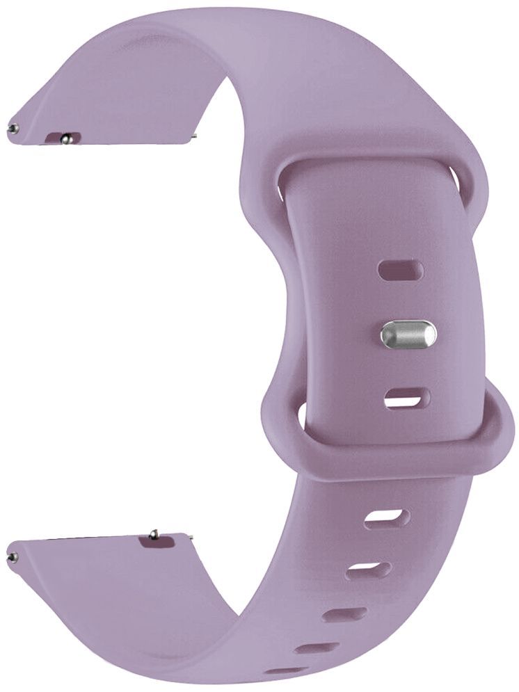     			ACM Watch Strap Silicone Belt 22mm compatible with Noise Noisefit Halo 2 Smartwatch Sports Dual Closure Band Purple