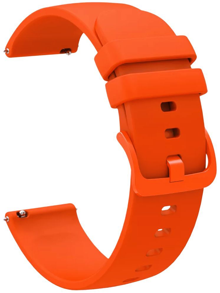     			ACM Watch Strap Silicone Belt 22mm compatible with Boat Enigma Radiant Smartwatch Color Hook Band Orange