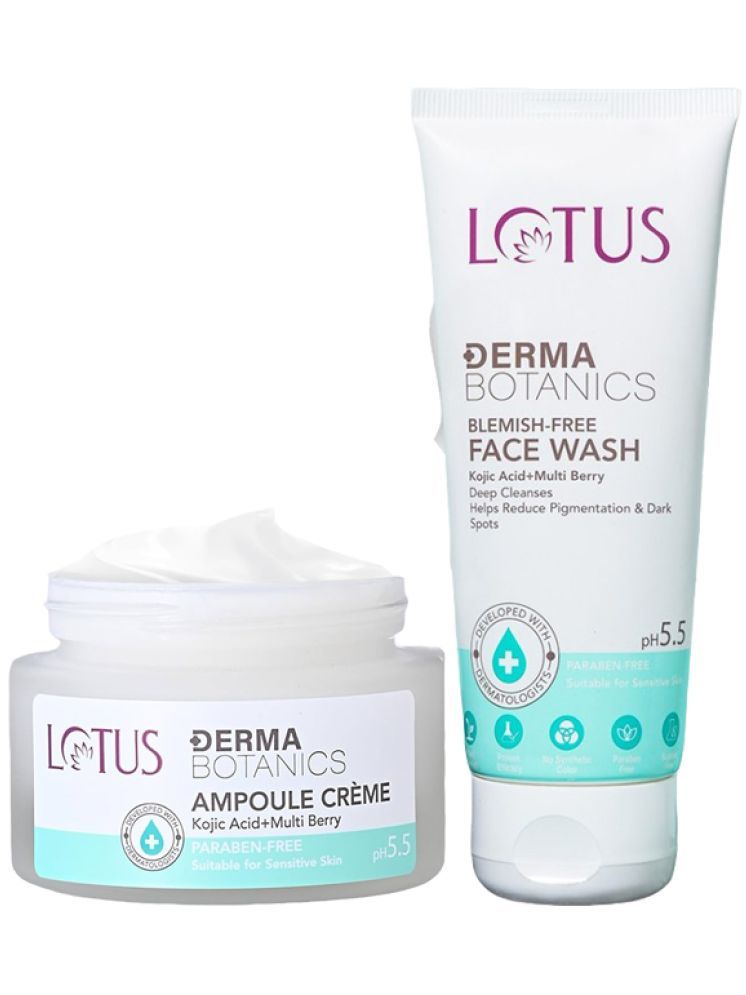     			Lotus Dermabotanics Ampoule Creme 50g , Dermabotanics Blemish Free Facewash 100G (Pack of 2)