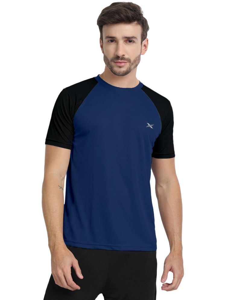     			FTX Pack of 1 Polyester Regular Fit Men's T-Shirt ( Indigo )