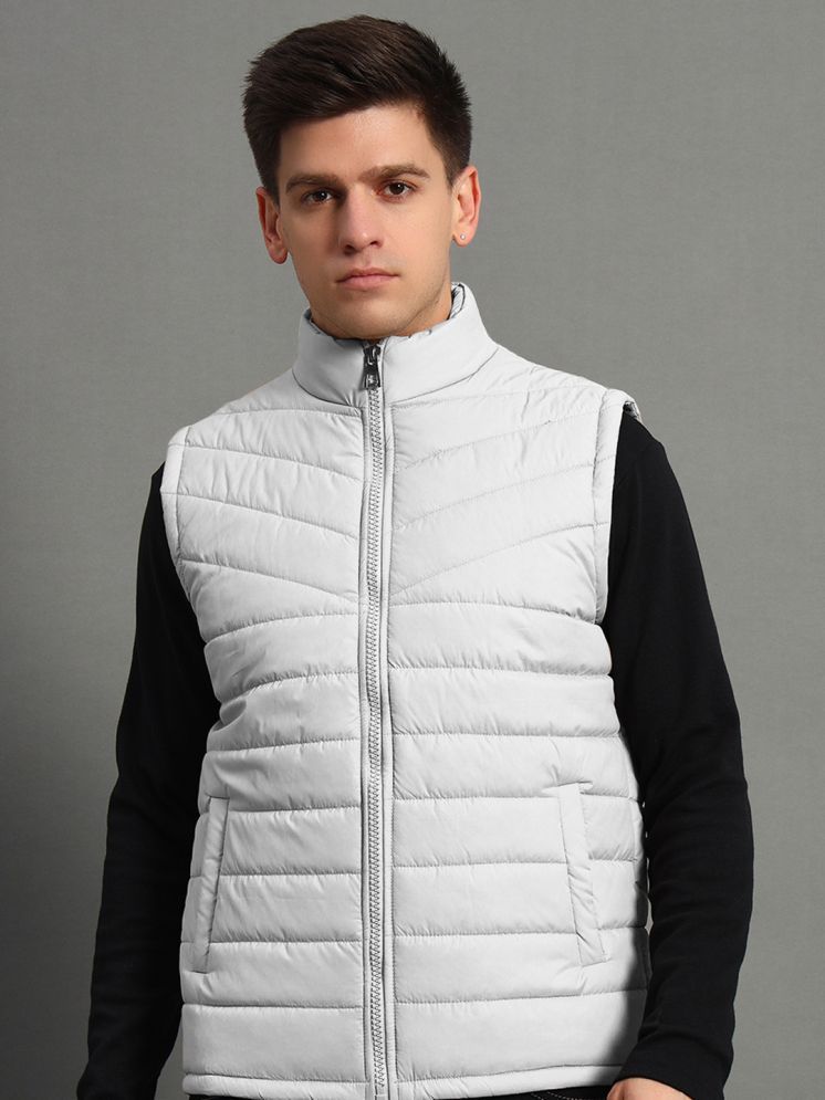     			GET GOLF Polyester Men's Quilted & Bomber Jacket - White ( Pack of 1 )