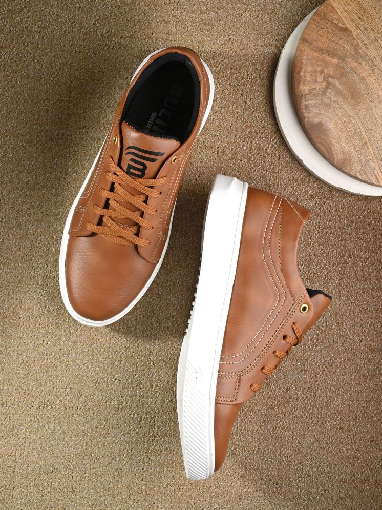     			Bucik Tan Men's Lifestyle Shoes