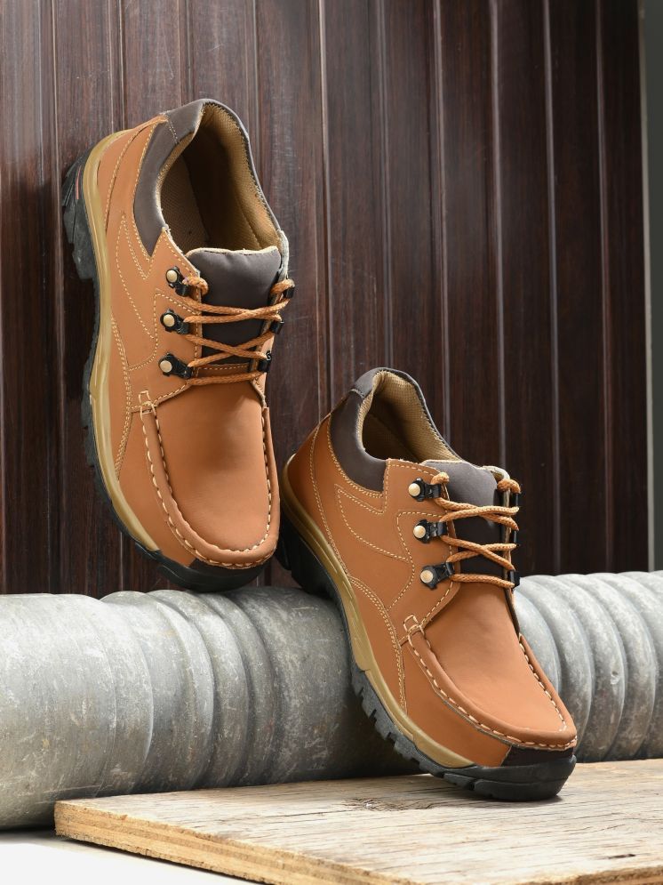     			Bucik Tan Men's Lifestyle Shoes