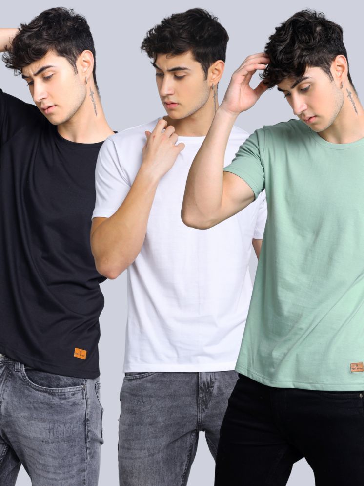     			Paul Street Pack of 3 Cotton Slim Fit Men's T-Shirt ( Multicolor3 )