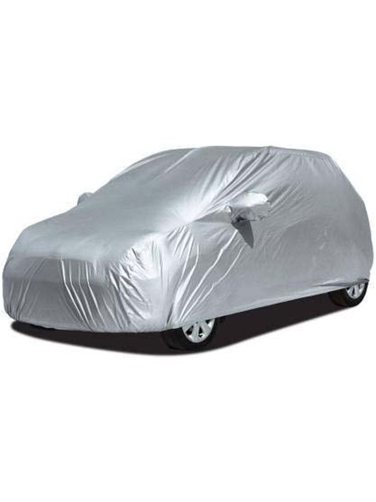     			CARNEST Car Body Cover for Chevrolet Spark With Mirror Pocket ( Pack of 1 ) , Silver