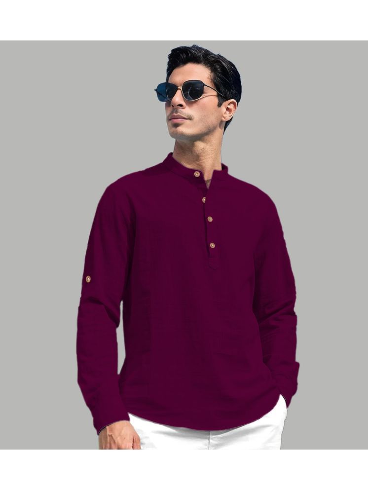     			Vida Loca Magenta Cotton Blend Men's Regular Kurta ( Pack of 1 )