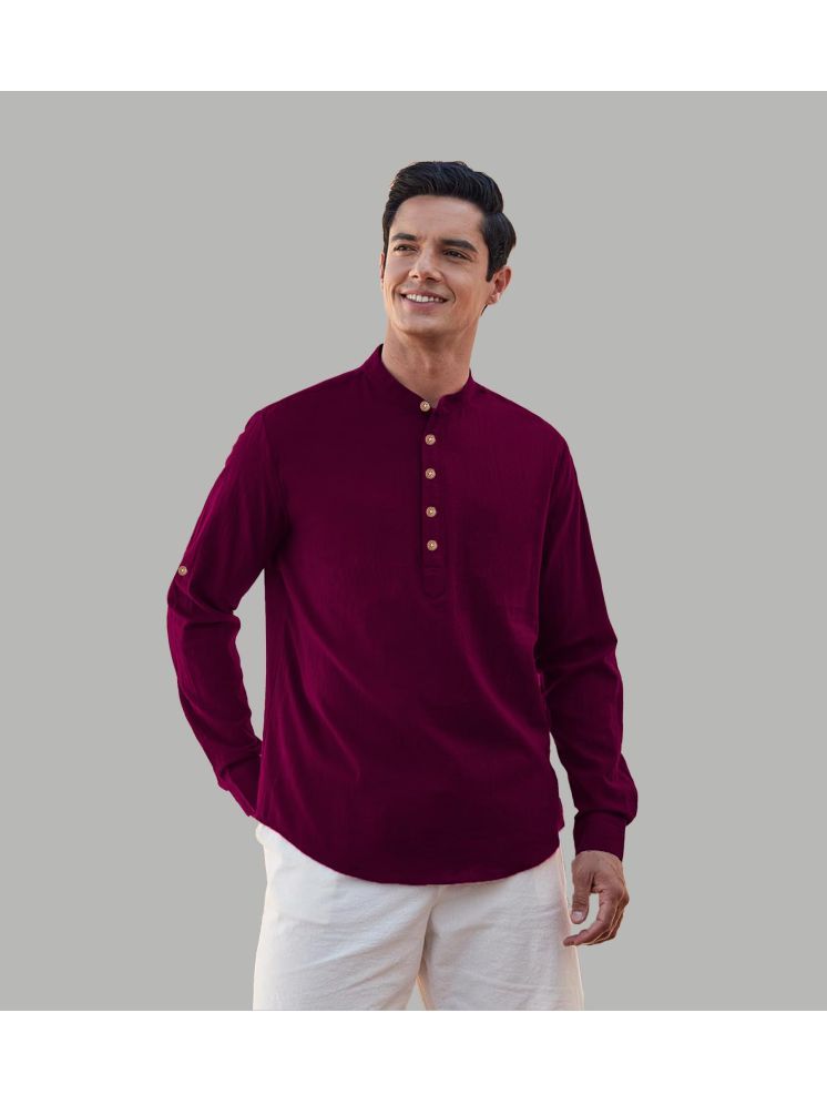     			Vida Loca Magenta Cotton Blend Men's Regular Kurta ( Pack of 1 )