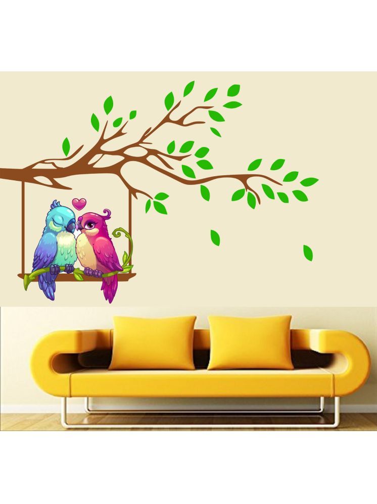     			Inkfence Wall Sticker Birds ( 70 x 100 cms )