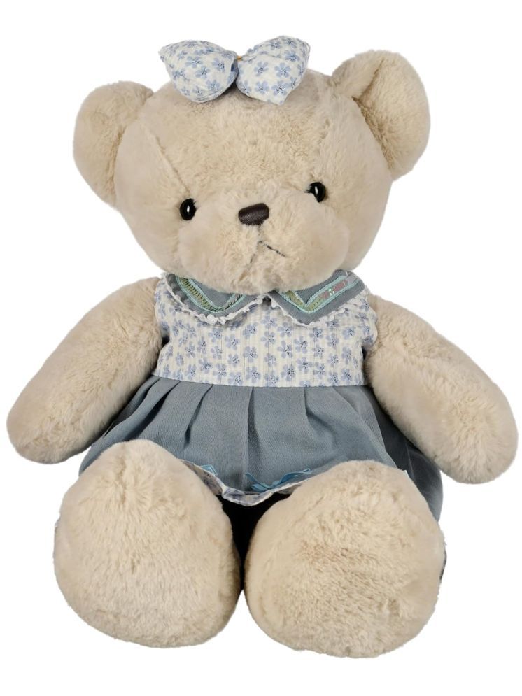     			NatkhatDress Bear Frock -Blue55cm