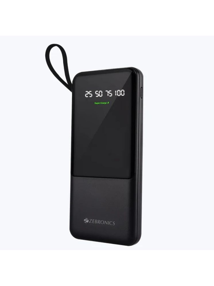     			Zebronics 10000 -mAh 5V/2A Li-Polymer Power Bank