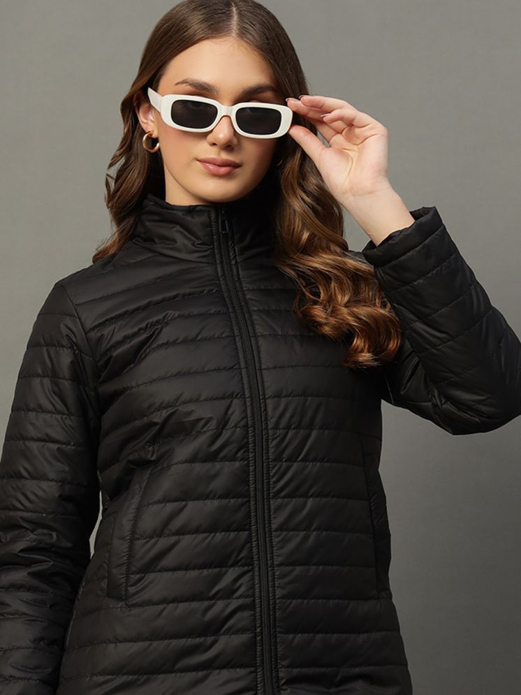     			Nuovo - Polyester Blend Black Puffer