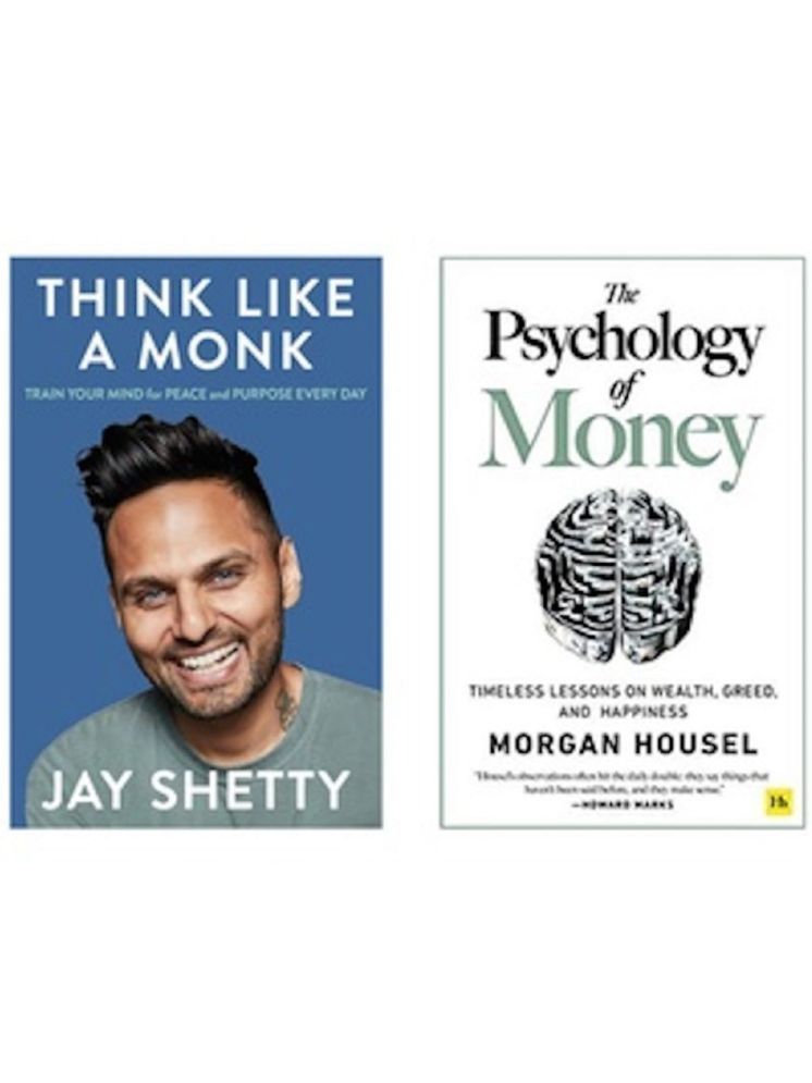     			Combo Of 2 Books The Psychology of Money + Think Like A Monk by Jay Shetty