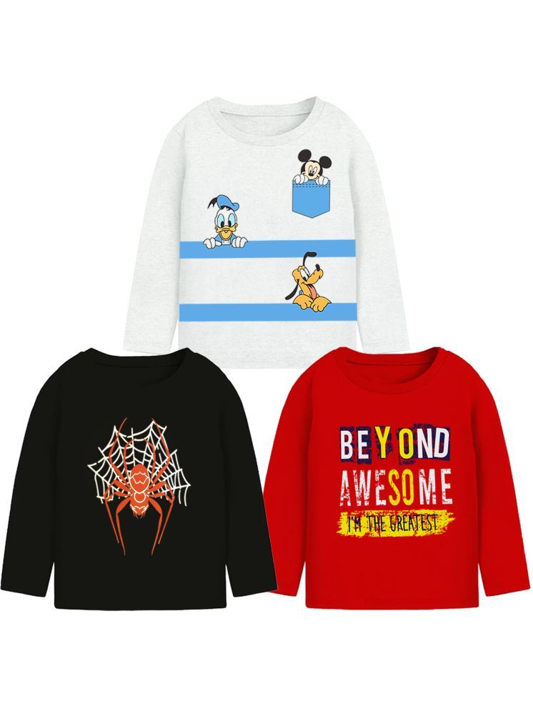     			TitTom Pack of 3 Boys Cotton Blend T-Shirt ( Multicolor 11 )