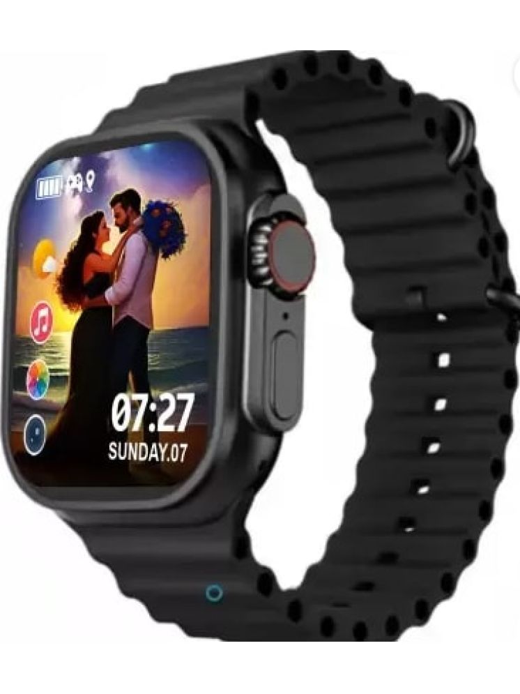     			Truetag AMOLED BT Calling Rubber Upto 1-2 days Smart Watch Black