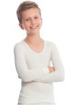 Bodycare Pack of 1 Boys Woollen Thermal Top ( Off White )