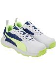 Puma Cricket High Run White Cricket Shoes