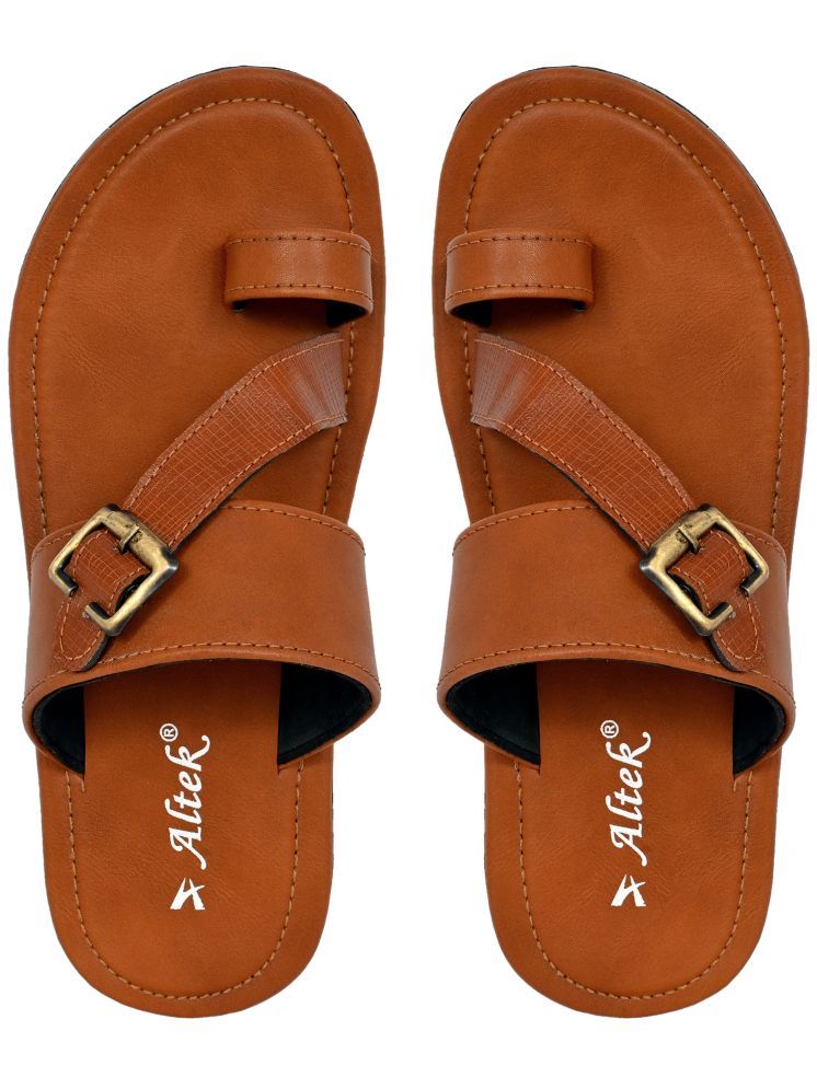     			Chappal Wala Tan Men's Leather Slipper