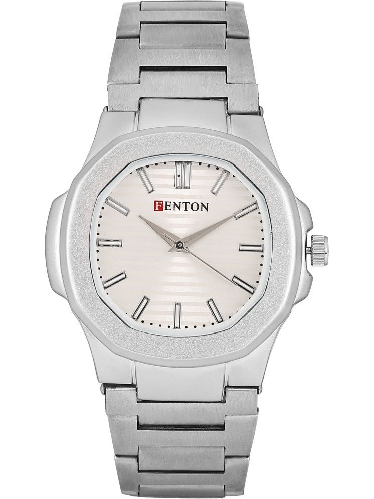     			Fenton silver Stainless Steel Analog Men's Watch