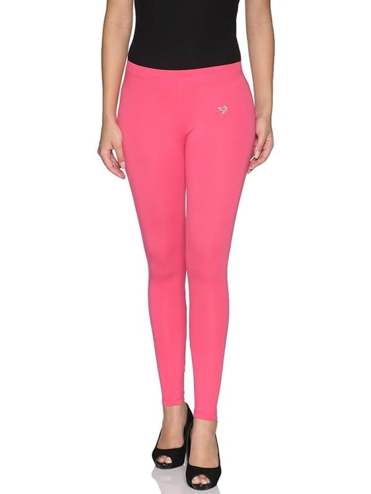     			Twin Birds Pack of 1 Cotton Women's Leggings ( Fluorescent Pink )