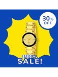 DECLASSE Gold PU Analog Womens Watch