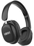 UBON STORM 810 Bluetooth Bluetooth Headphone On Ear 40 Hours Playback Active Noise cancellation IPX4(Splash & Sweat Proof) Black