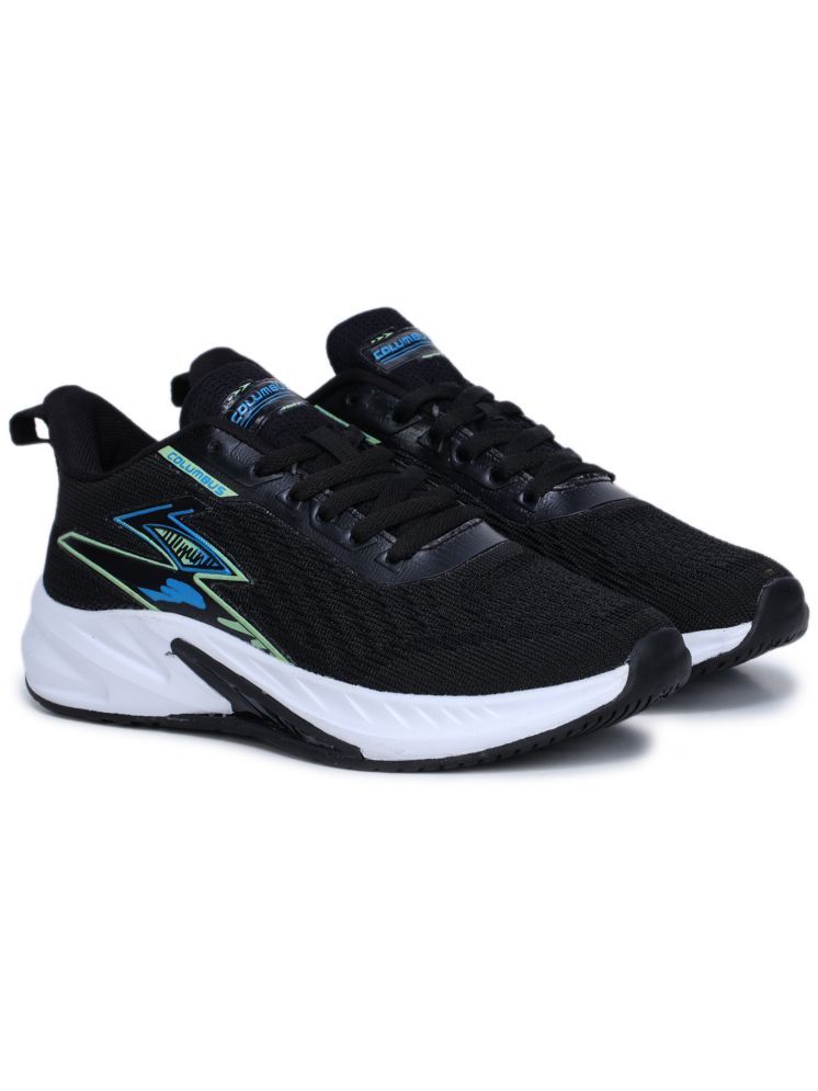     			Columbus RECON Black Men's Sports Running Shoes