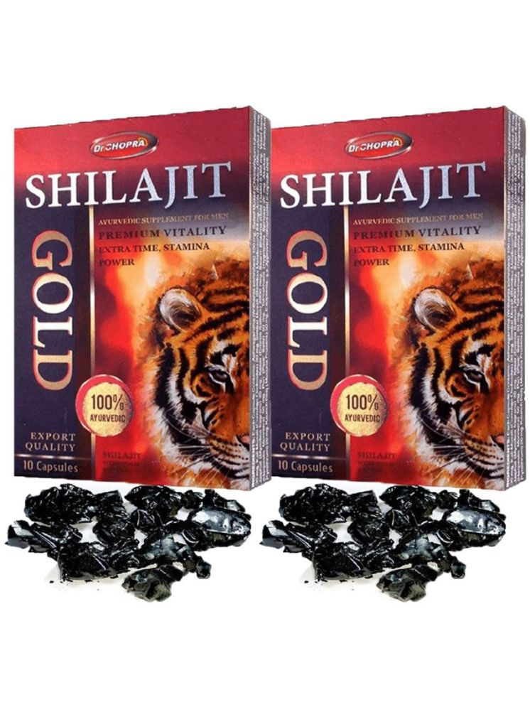     			Dr. Chopra Ayurvedic Shilajit Capsule 10 Capsules x2 strip