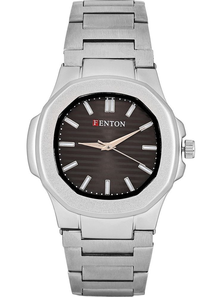     			Fenton silver Silicon Analog Men's Watch