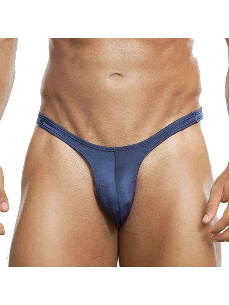     			Intimate Pack of 1 Microfibre Thongs For Men's ( Navy Blue )