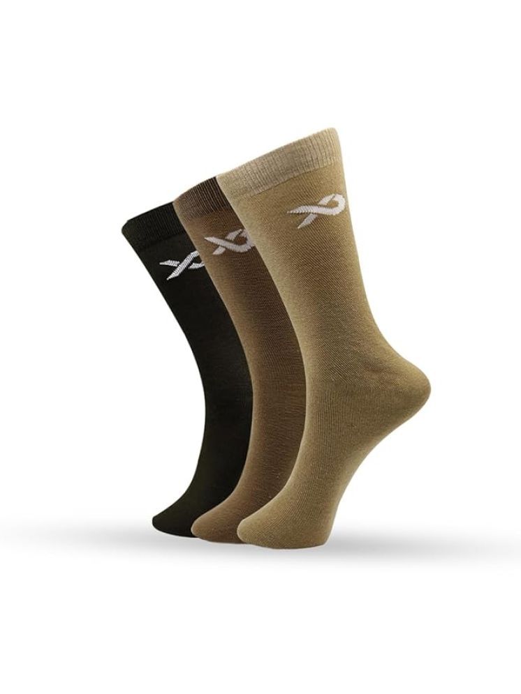     			XJARVIS Pack of 3 Men's Cotton Blend Full Length Socks ( Multicolor )