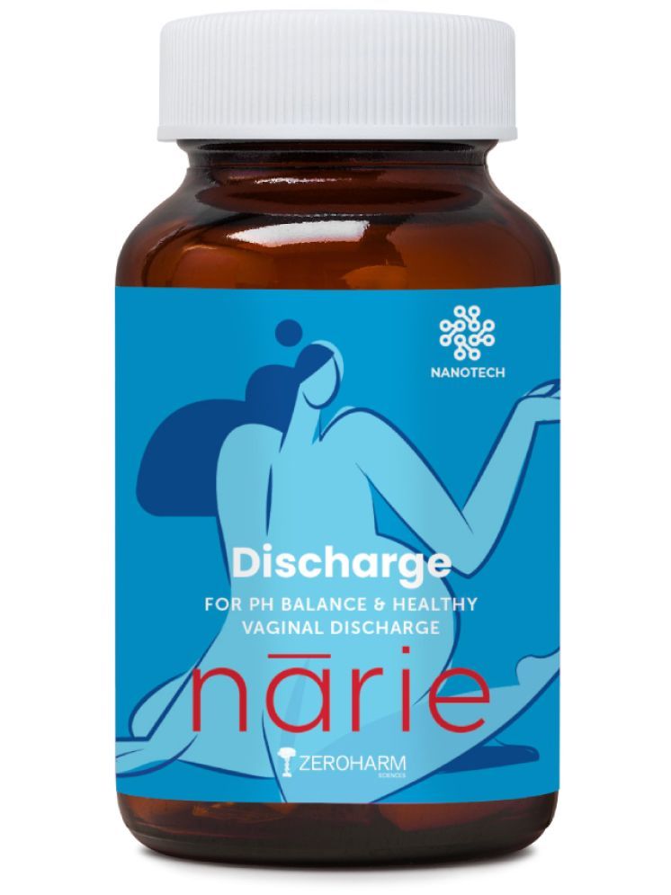     			ZEROHARM Narie Discharge Capsules For White Discharge, Uti & Yeast Infection (60 Nos)